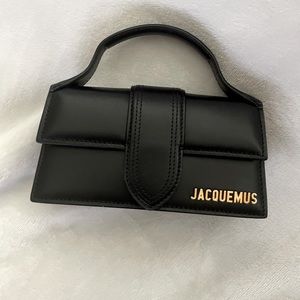 Jacquemus black leather le bambino. Brand new condition, no signs of wear.